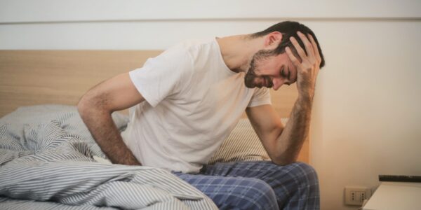 Chronic back pain condition photo